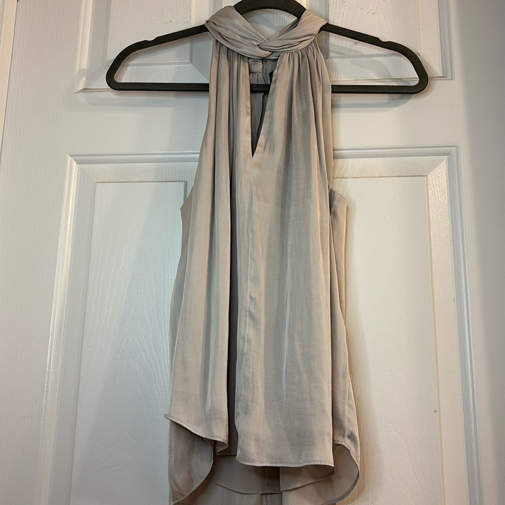 Banana Republic Satin Halter Top Blouse